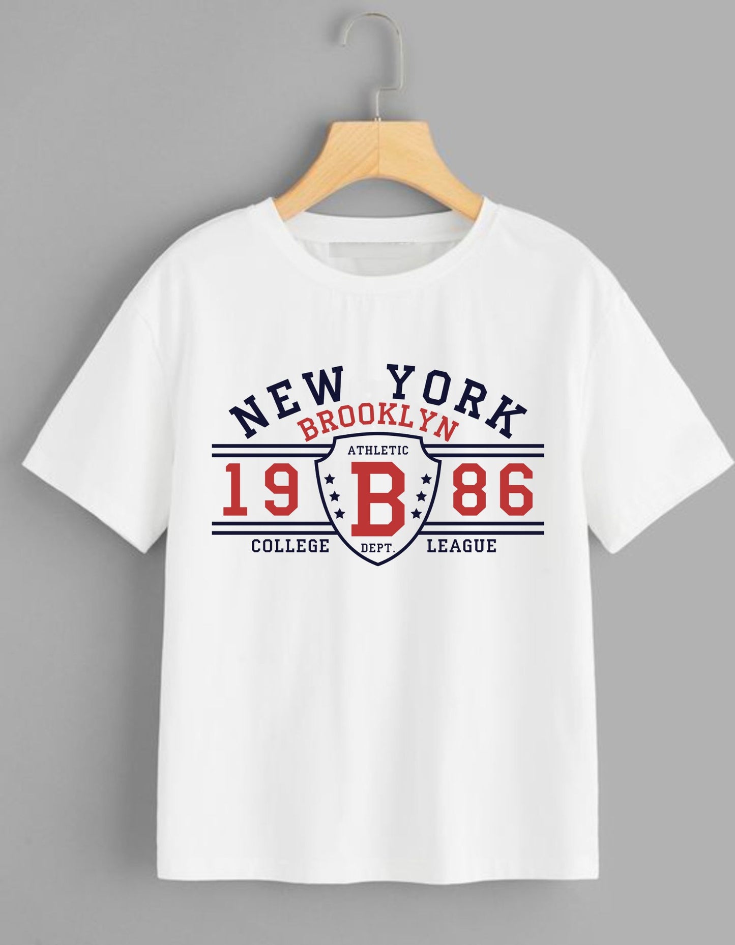 New York Men's White Oversized T-shirt