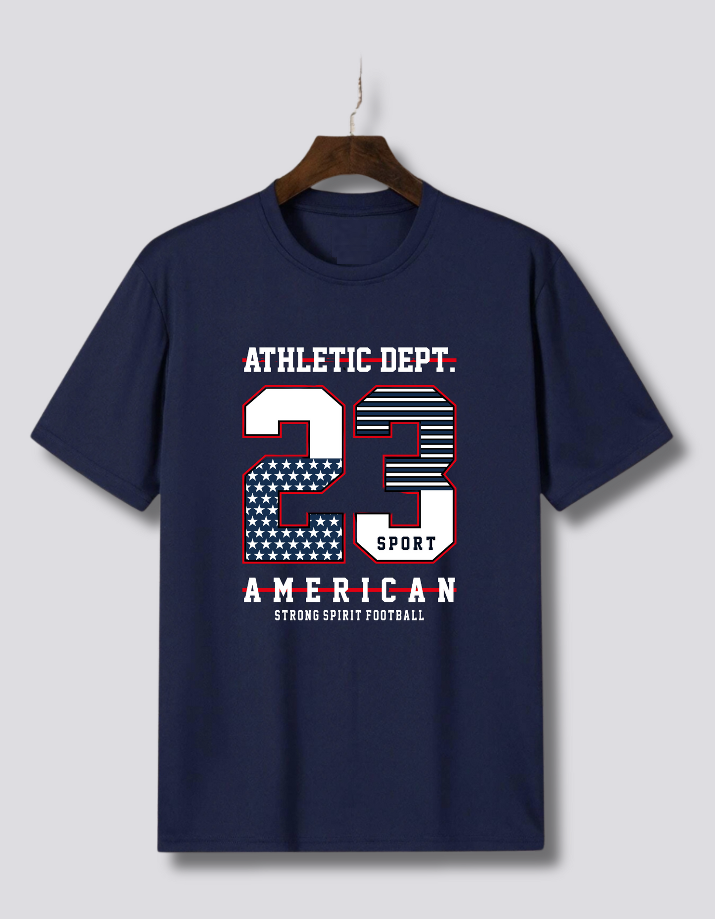 Athletic Originals Men's Navy Blue Oversized T-shirt