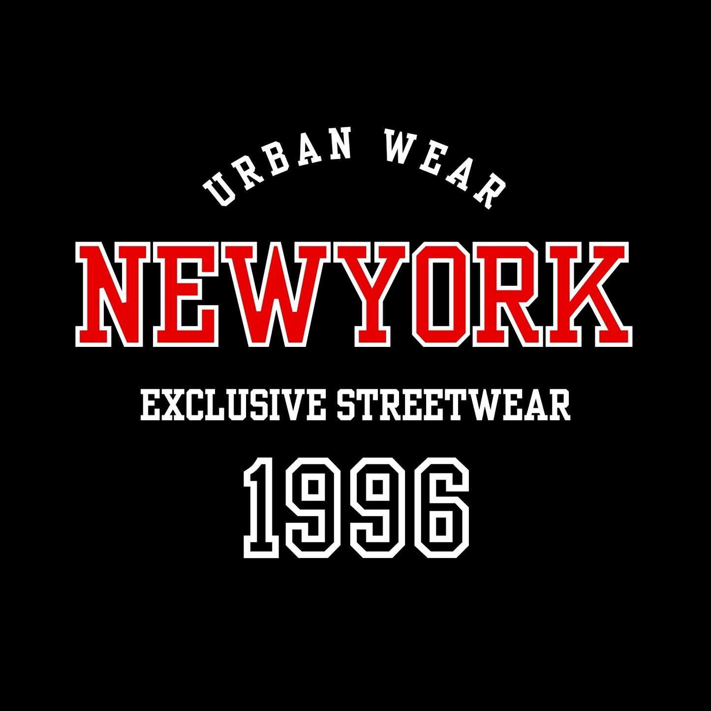 New York Men's Black Oversized T-shirt
