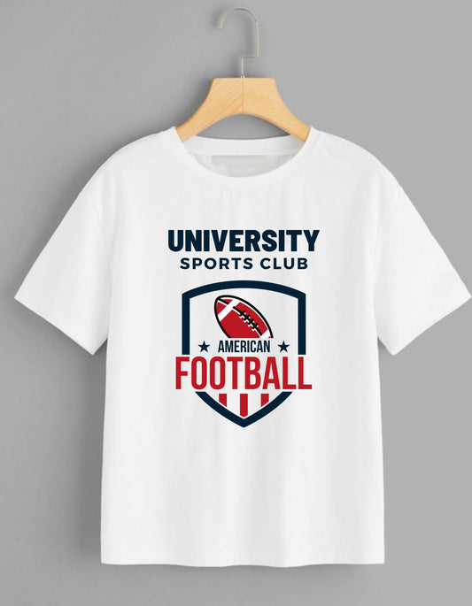 American Football White Men's T-shirt